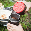 Aparat de cafea de voiaj Cafflano Classic (negru) + râșniță