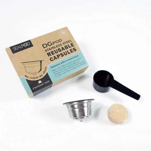 1x Capsulă din oțel inoxidabil SEALPOD pentru Dolce Gusto ®