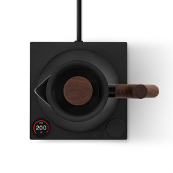 Fellow Corvo EKG PRO Matte Black with Walnut Handle | Fierbător electric