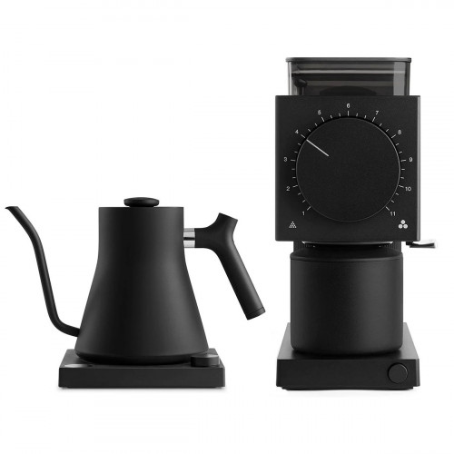 Fellow Ode + Stagg EKG black | Rasnita electrica de cafea + Gooseneck ceainic