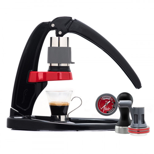 Flair Classic de la Flair espresso (negru) + Pressure kit