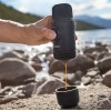 Aparat de cafea portabil Wacaco Nanopresso (negru) + Nespresso adaptor